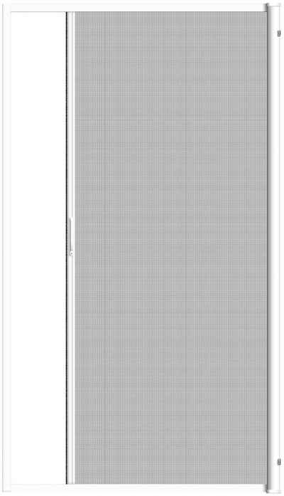 Insektenschutzrollo, SCHELLENBERG, transparent, BxH: 160x225 cm, Rahmen weiß