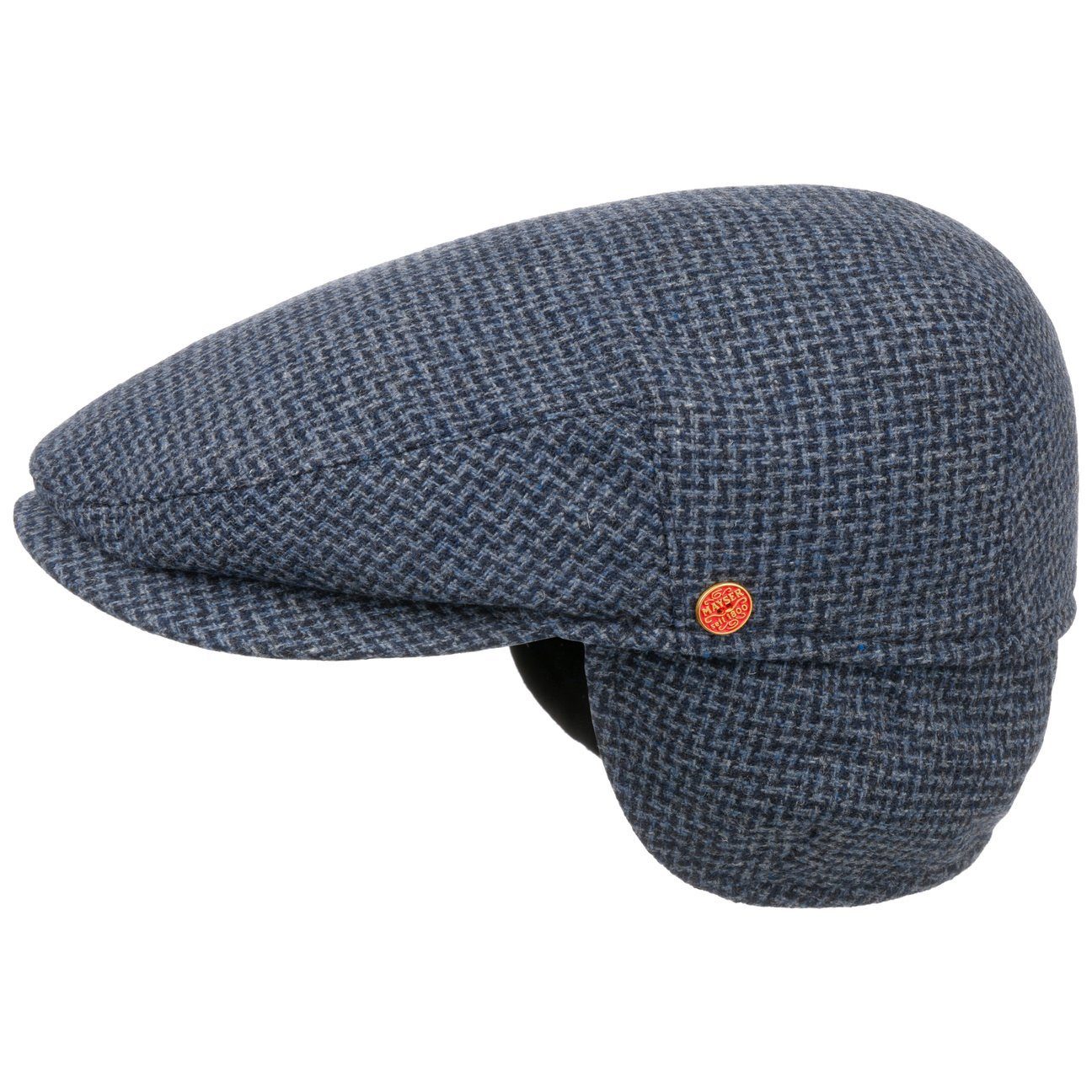 Mayser Flat Cap (1-St) Schirmmütze mit Schirm, Made in the EU dunkelblau | Flat Caps