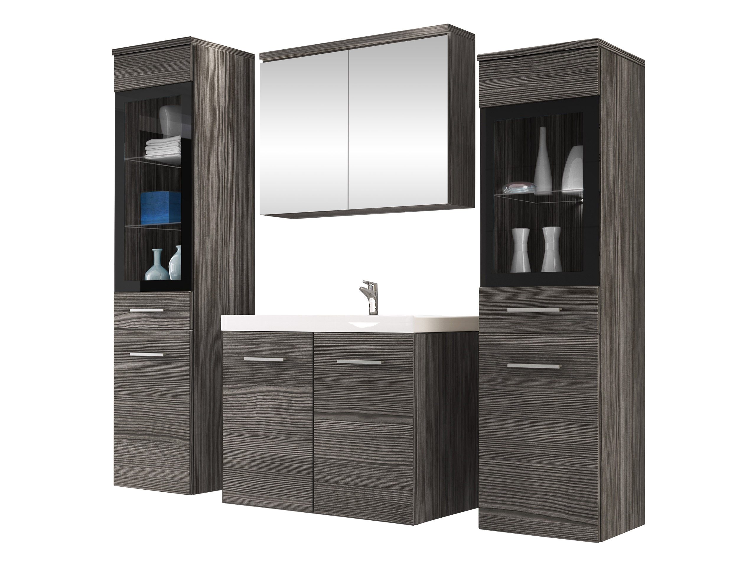 MIRJAN24 Badmöbel-Set Madrit II, (5er-Set, Waschbeckenschrank, günstig online kaufen