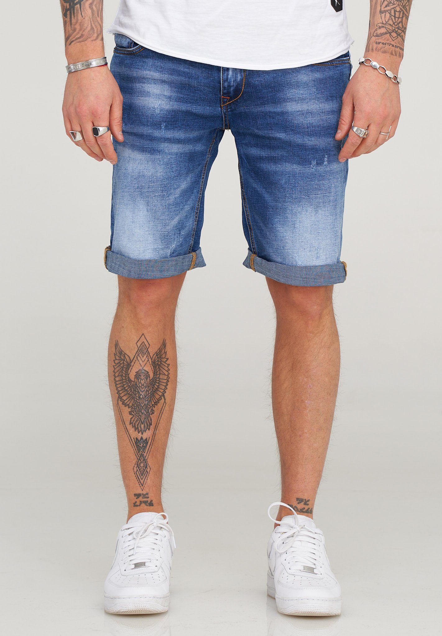 behype Shorts "LEOX-619", im 5-Pocket-Stil günstig online kaufen