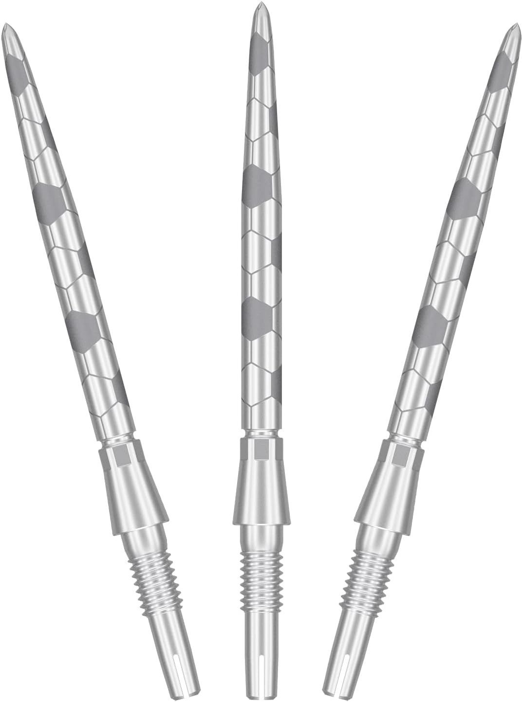 TARGET DARTS Dartpfeil 2 Set Swiss Point Storm Steel, Onyx (6 Stück) 30 MM Silber