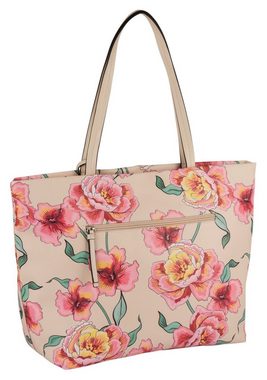 Gabor Shopper Zip shopper L, mit Blumenaufdruck