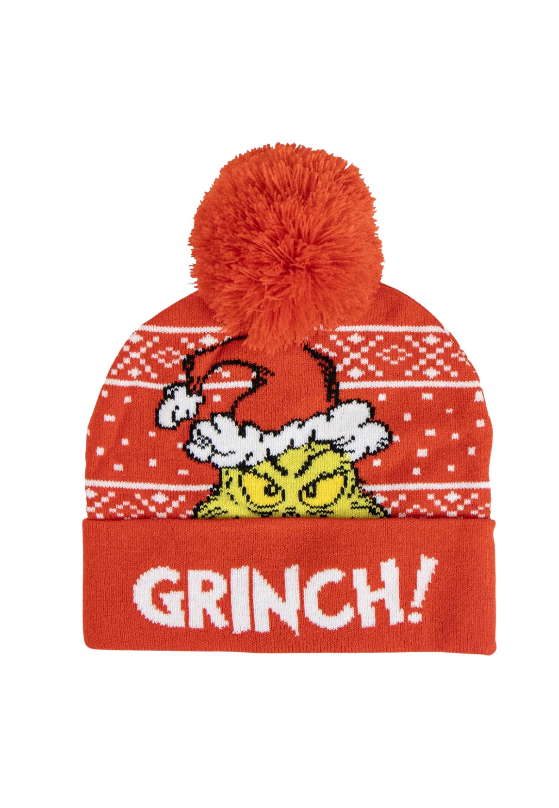 Disney Beanie Die Grinch Weihnachts-Punkte-Mütze (Set)