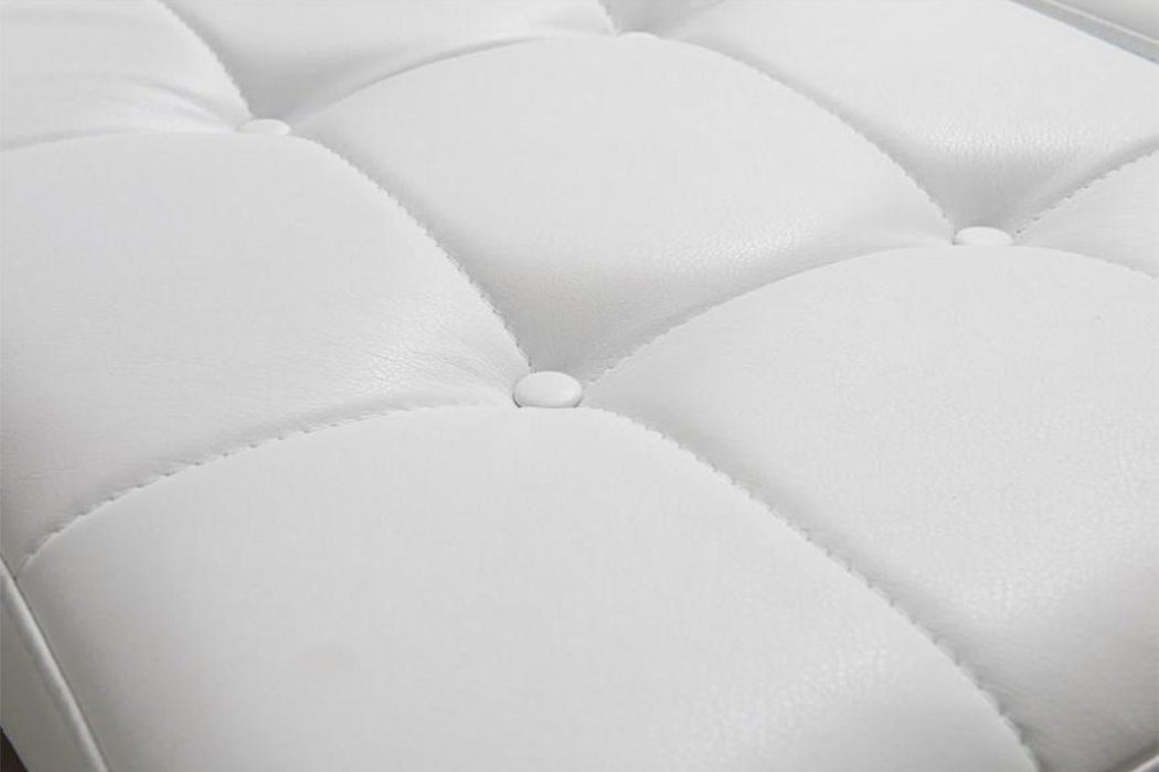 JVmoebel Sofa Made Textil Modern 100% Stoff Polster Modern in Europe Design Zweisitzer, Weiß