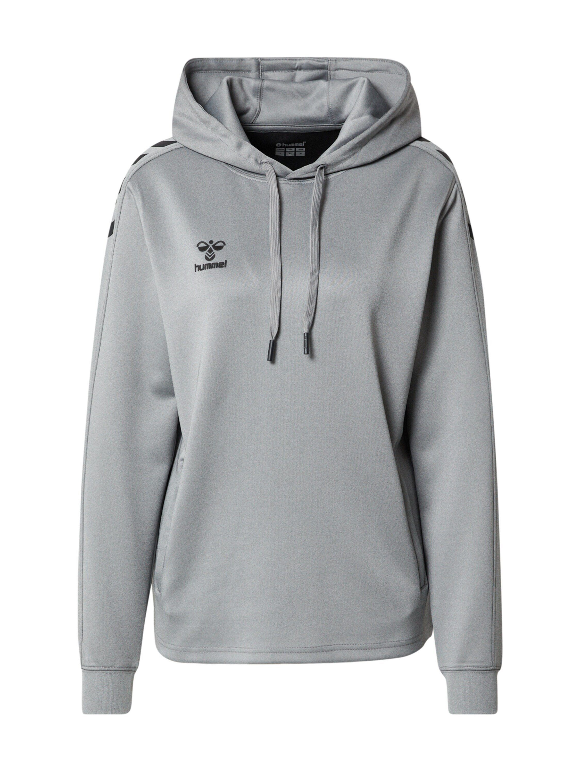 hummel (1-tlg) Sweatshirt grau Plain/ohne Details