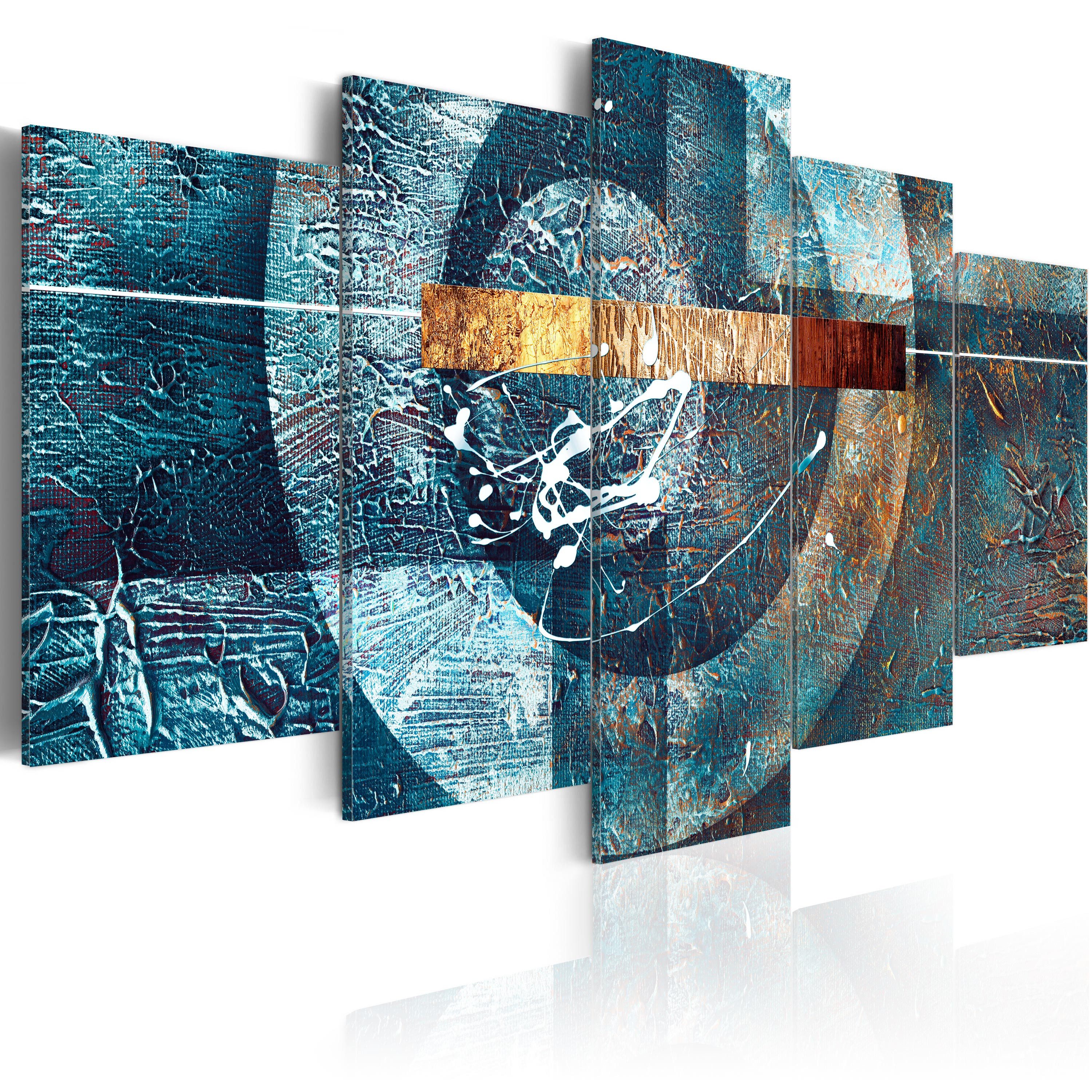 Artgeist Wandbild Blaue Galaxie