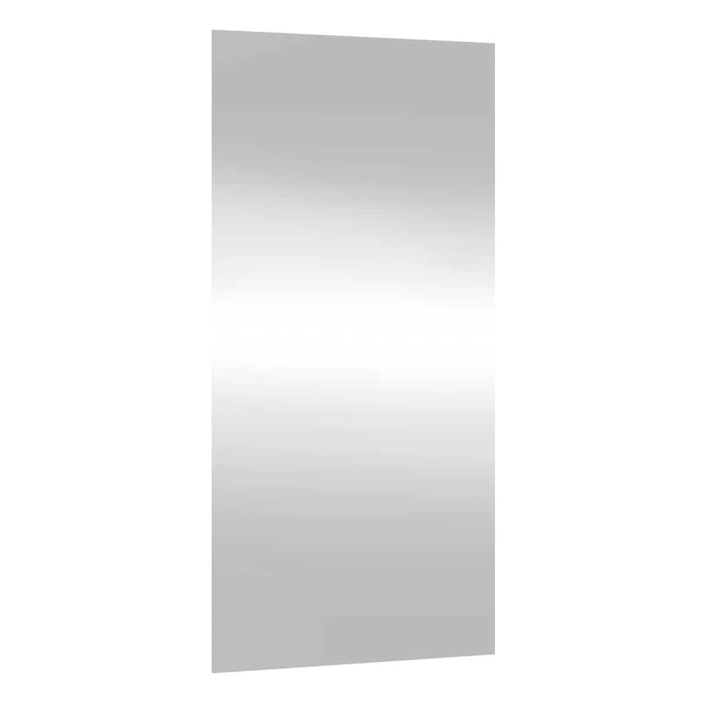 furnicato Wandspiegel Praktischer Glas 30 x 60 cm, klar (1-St), Spiegelglas mit Befestigungsclips für Flur, Bad oder Schlafzimmer