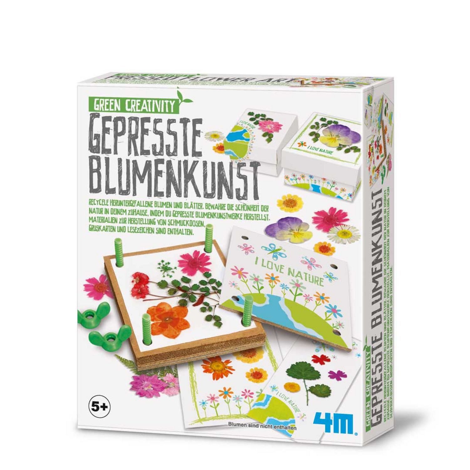 Spiel Kreative Handarbeit: Green Creativity: Gepresste Blumenkunst