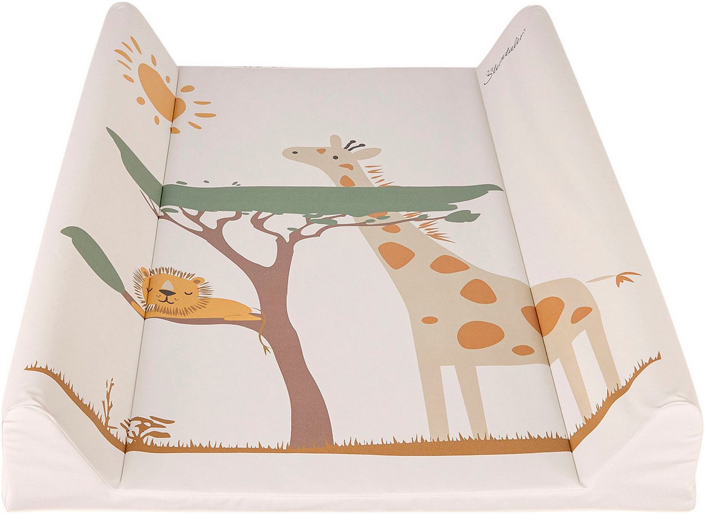 Sterntaler® Wickelauflage schmal Safari, Made in Europe