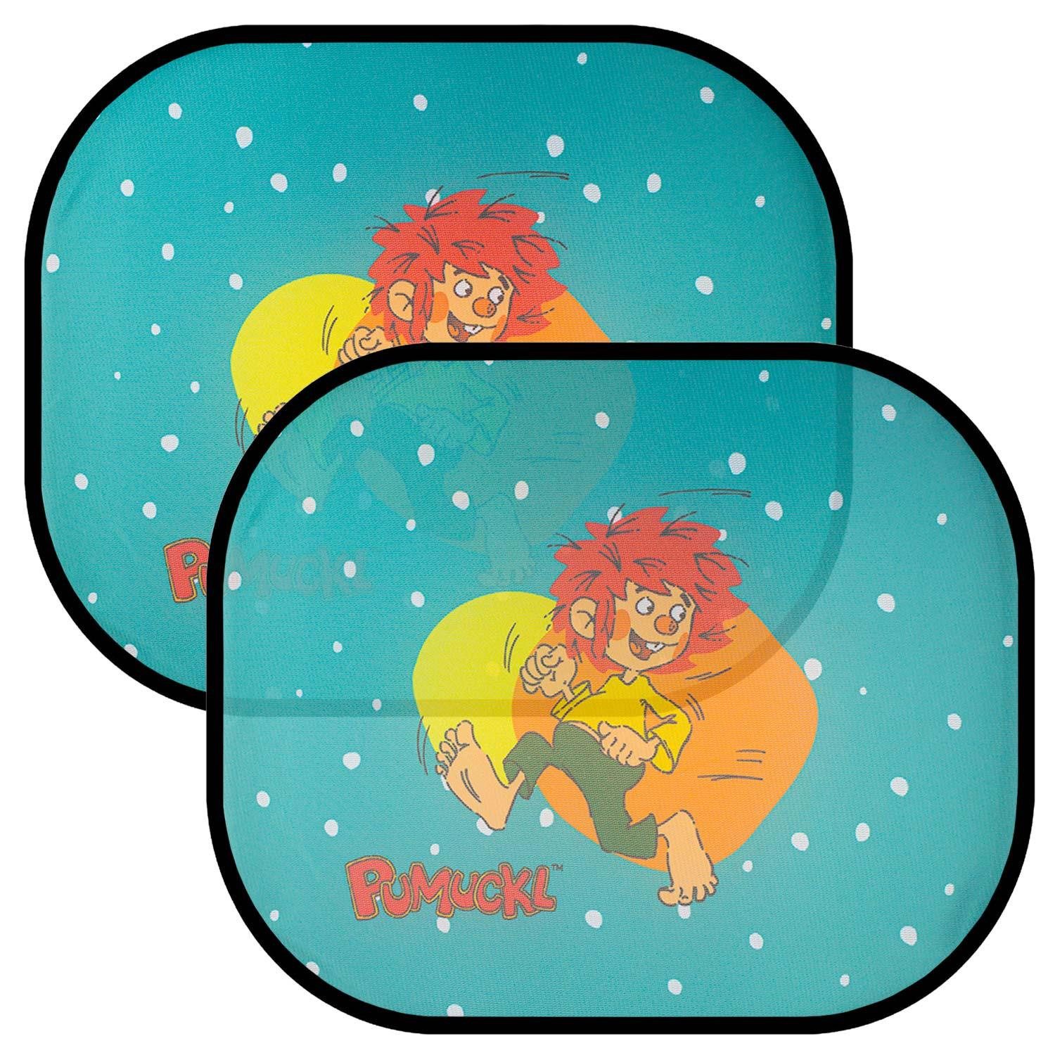 Bavariashop Autosonnenschutz ®Pumuckl Auto Sonnenschutz • Effektiver UV- und Wärmeschutz fürs Auto