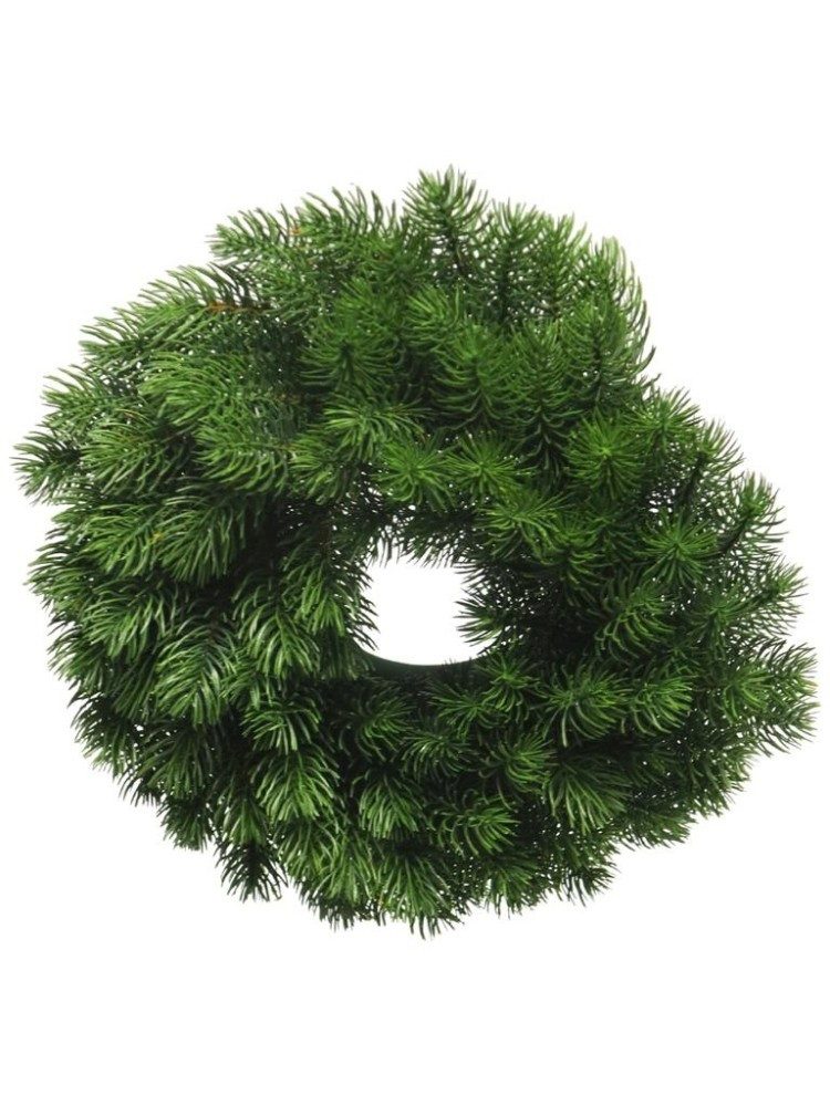artplants Adventskranz Dekokranz Tanne FEILAN, grün, Ø35 cm