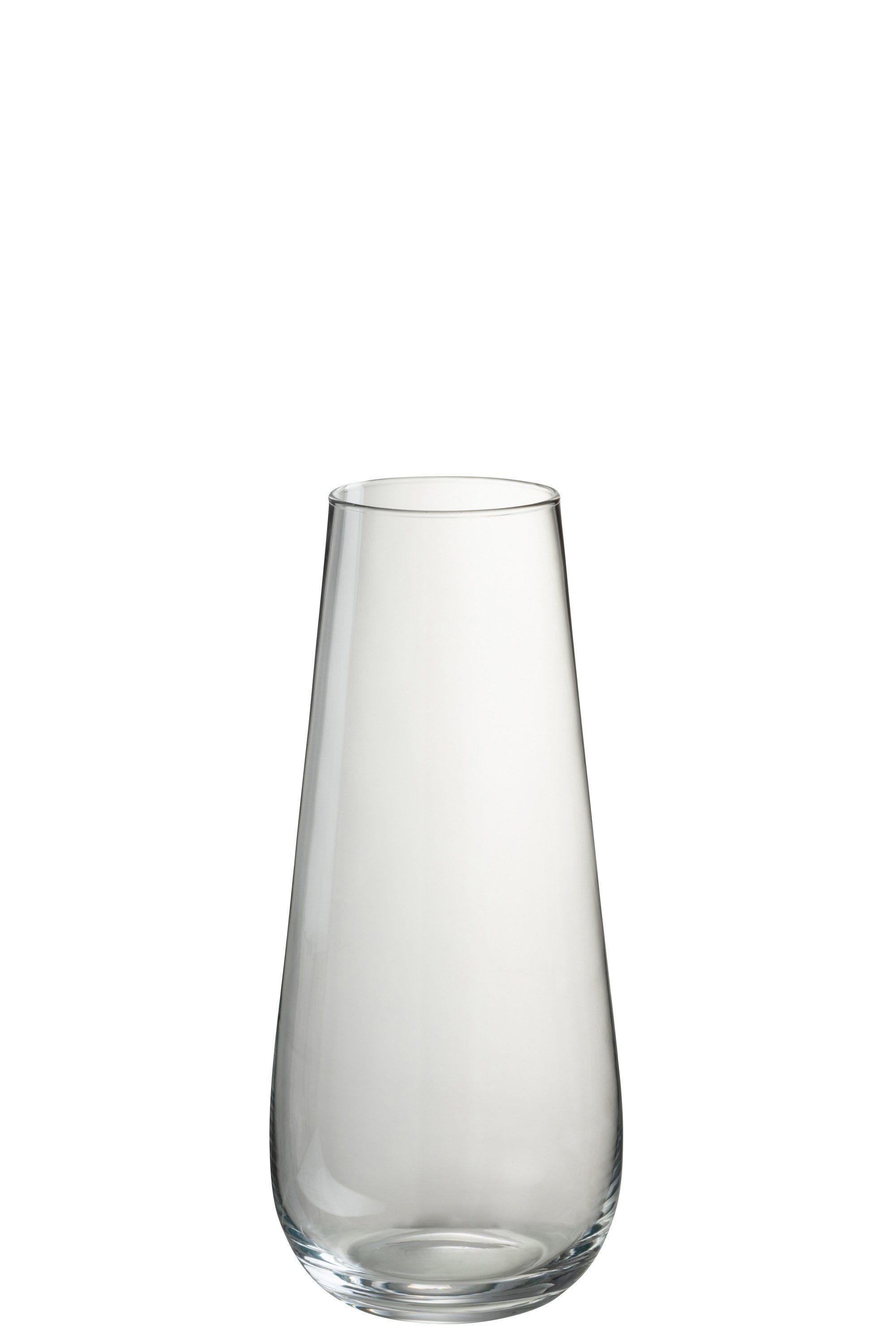 Dekovase Deko Vase Stockholm, Tischvase transparent, mittel 19,5 x 19,5 x 40 cm
