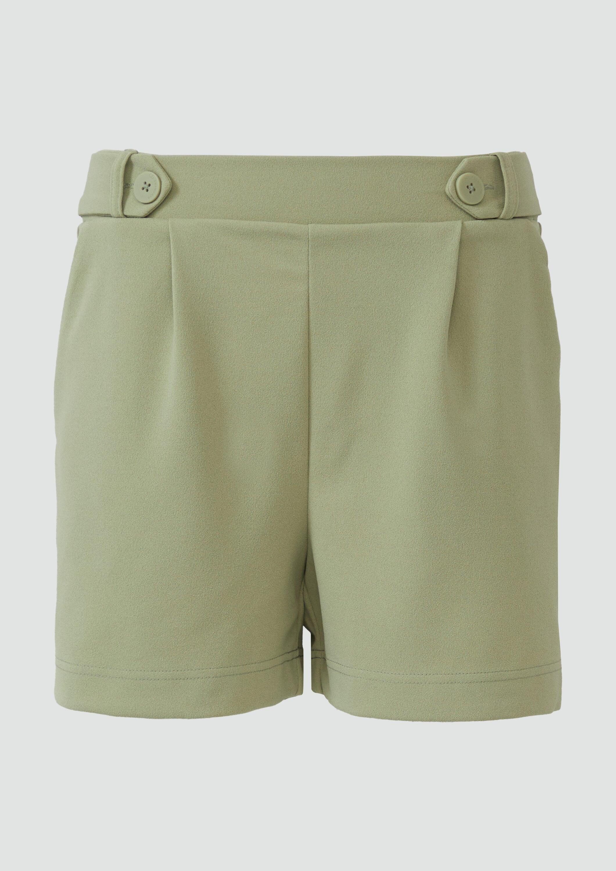 QS Shorts Hose Shorts aus Interlockjersey