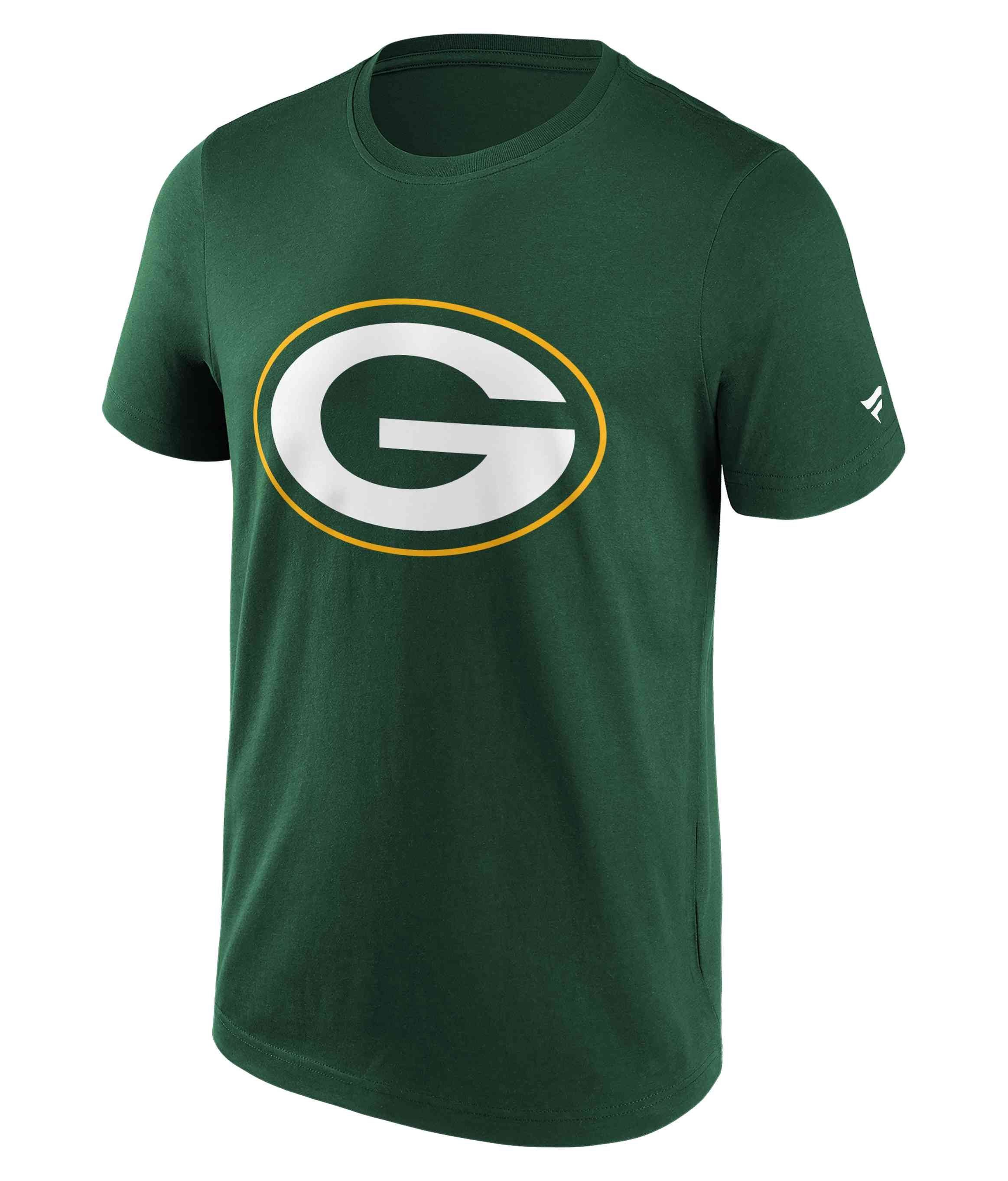 Green T-Shirt Packers NFL Fanatics Graphic Primary Logo Bay