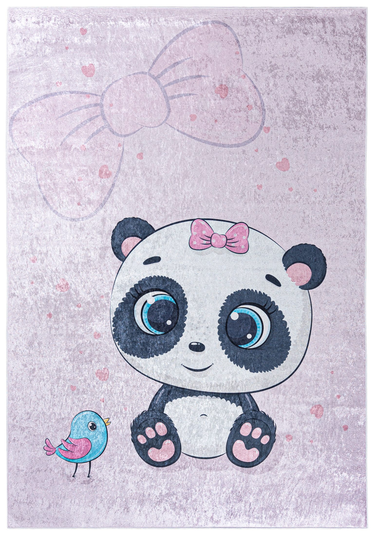 Mazovia Kinderteppich Kinderteppich Kinderzimmerteppich Panda, 80 x 150 cm, günstig online kaufen