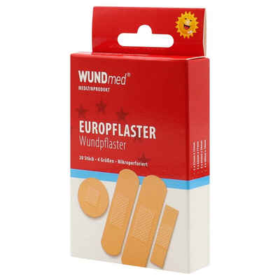 Wundmed Wundpflaster WUNDmed® Europflaster wasserabweisend 20 Stück/Packung