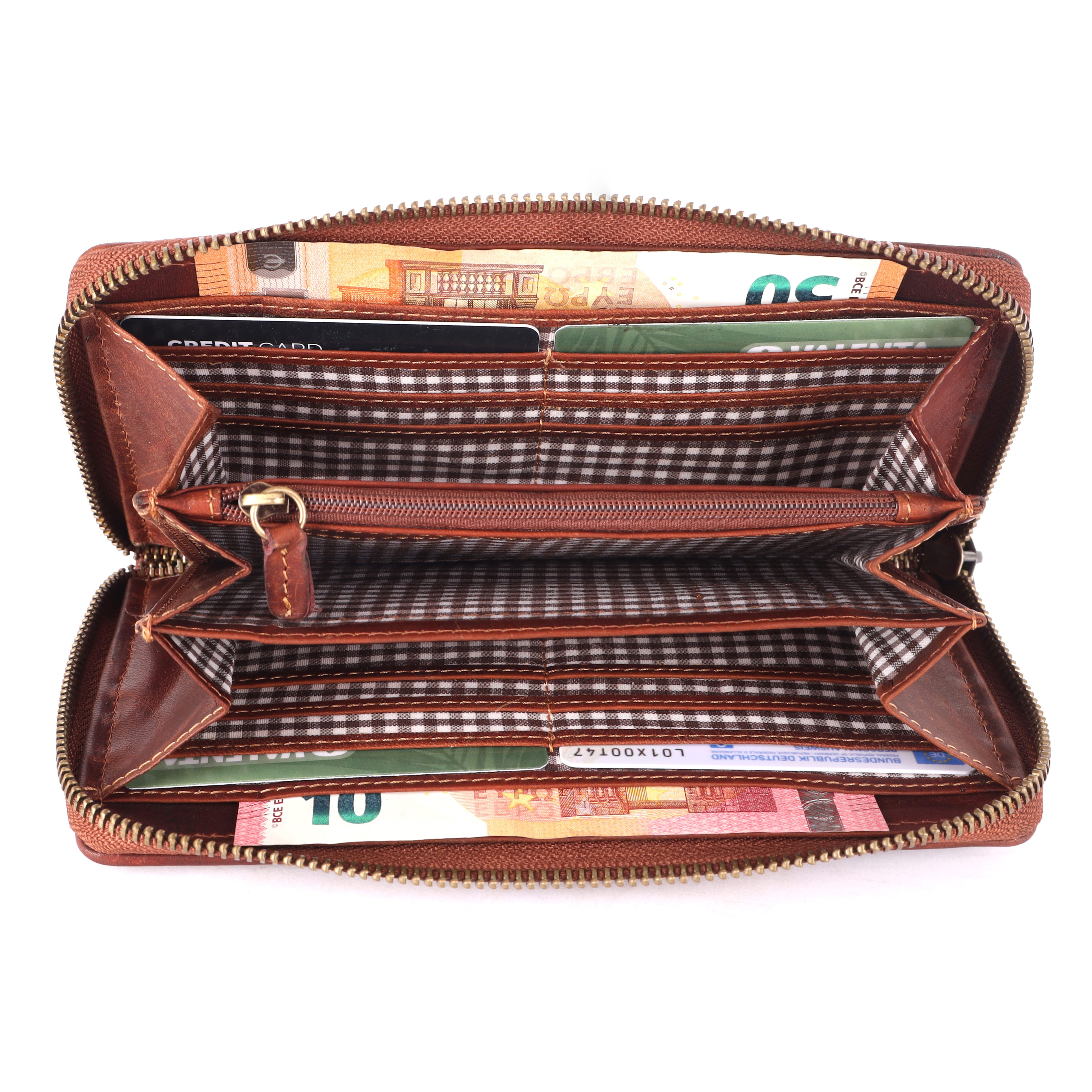 Manza Geldbörse Geldbörse Echt Leder Portemonnaie mit RFID Portmonee Vintag günstig online kaufen