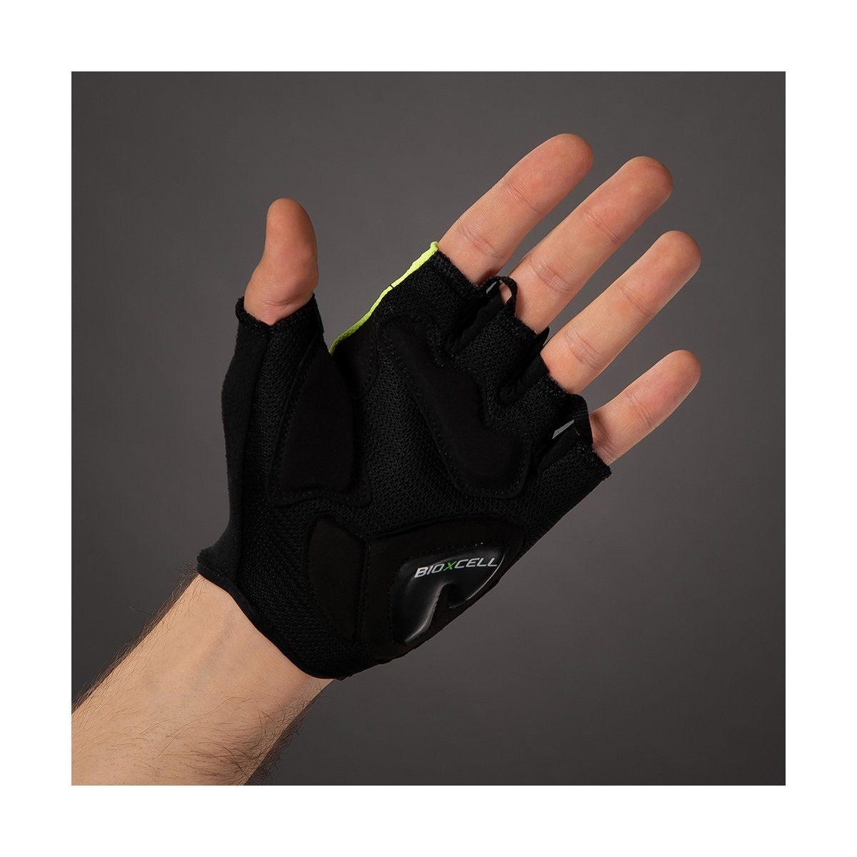 Chiba Fahrradhandschuhe BioXcell AIR neongelb/schwarz - 1 Paar