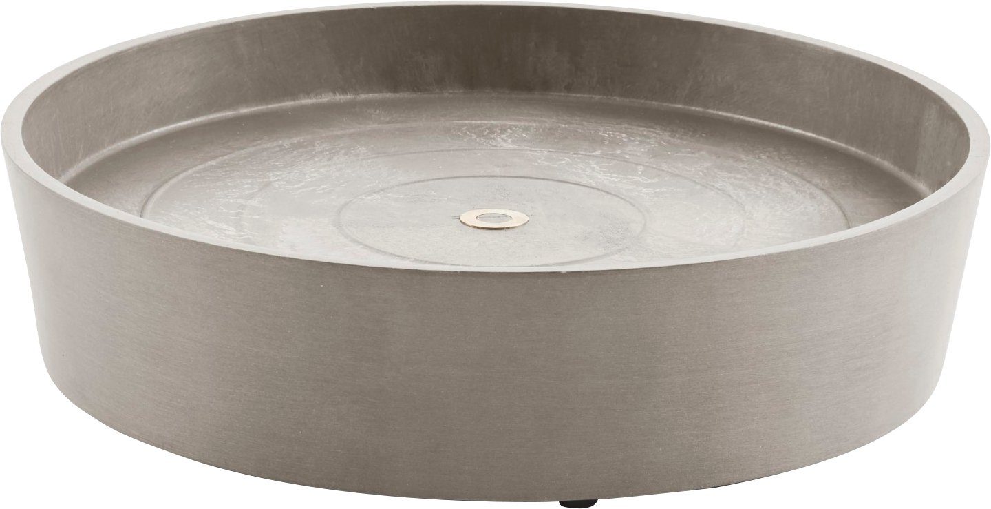 Angebot aussprechen ECOPOTS Blumentopfuntersetzer SAUCER WHEELS Taupe, cm BxTxH: 28,7x28,7x8,3