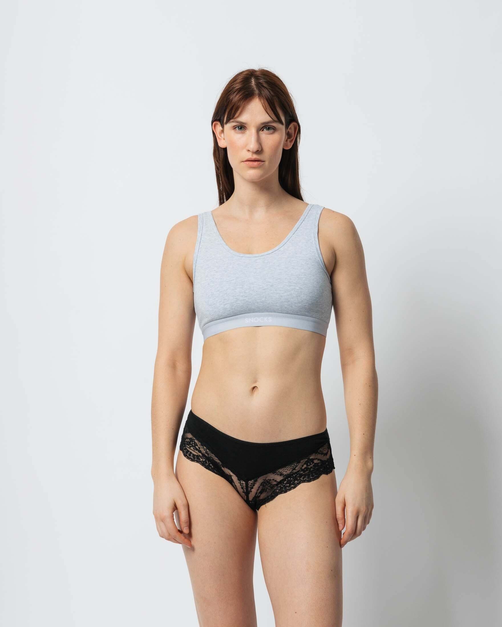 SNOCKS Hipster Panties Damen Unterhose (3-St) mit Spitze, bequem und elegant