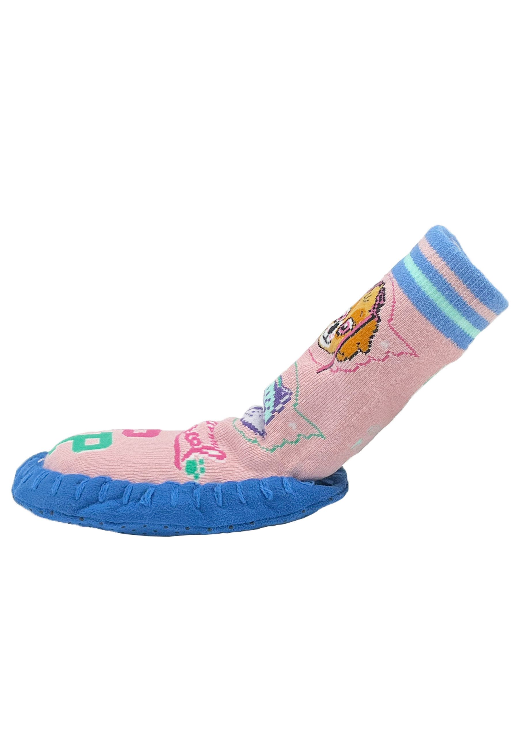 PAW PATROL Mädchen Hausschuh-Socken Stopper-Socken Hausschuh