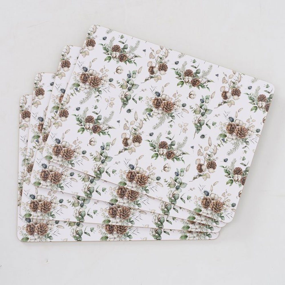 Steinnacher Bärbel Platzset Boltze Tischset Luca Zapfen groß 30x40cm