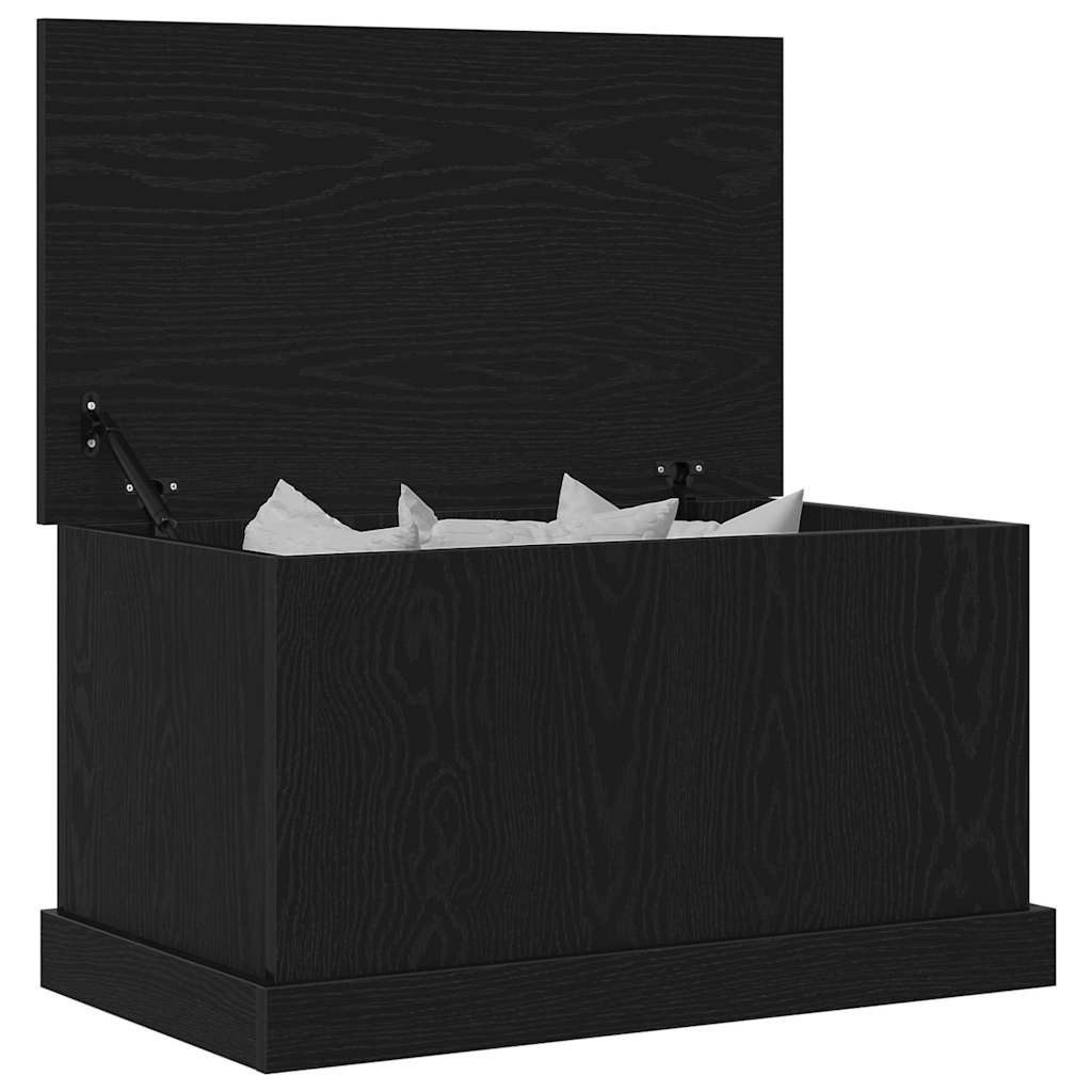vidaXL Aufbewahrungsbox Aufbewahrungsbox Schwarz Eichen-Optik 70 x 40 x 38 cm (1 St)