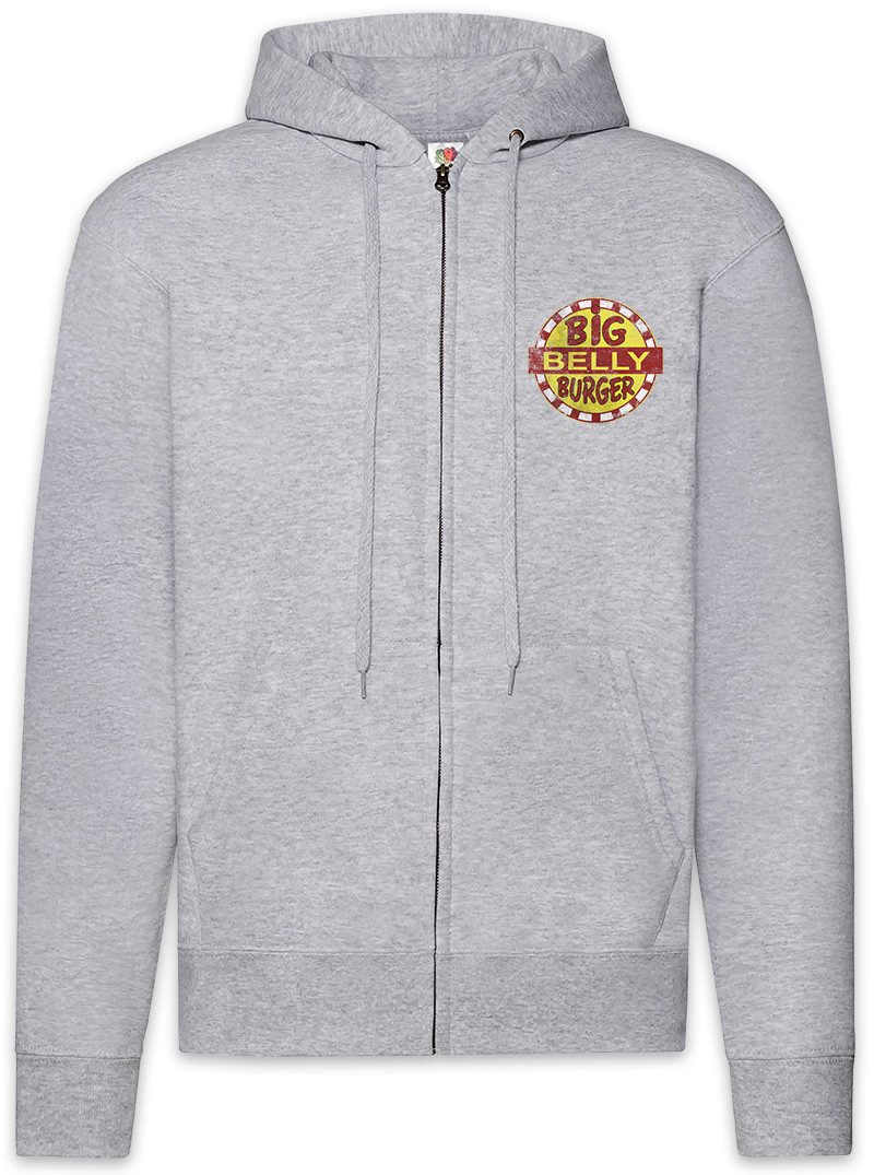Urban Backwoods Sweatjacke Big Belly Burger Zipper Hoodie Logo Company Fast Food Restaurant Chain (1-tlg) Comics Comic Flash Batman