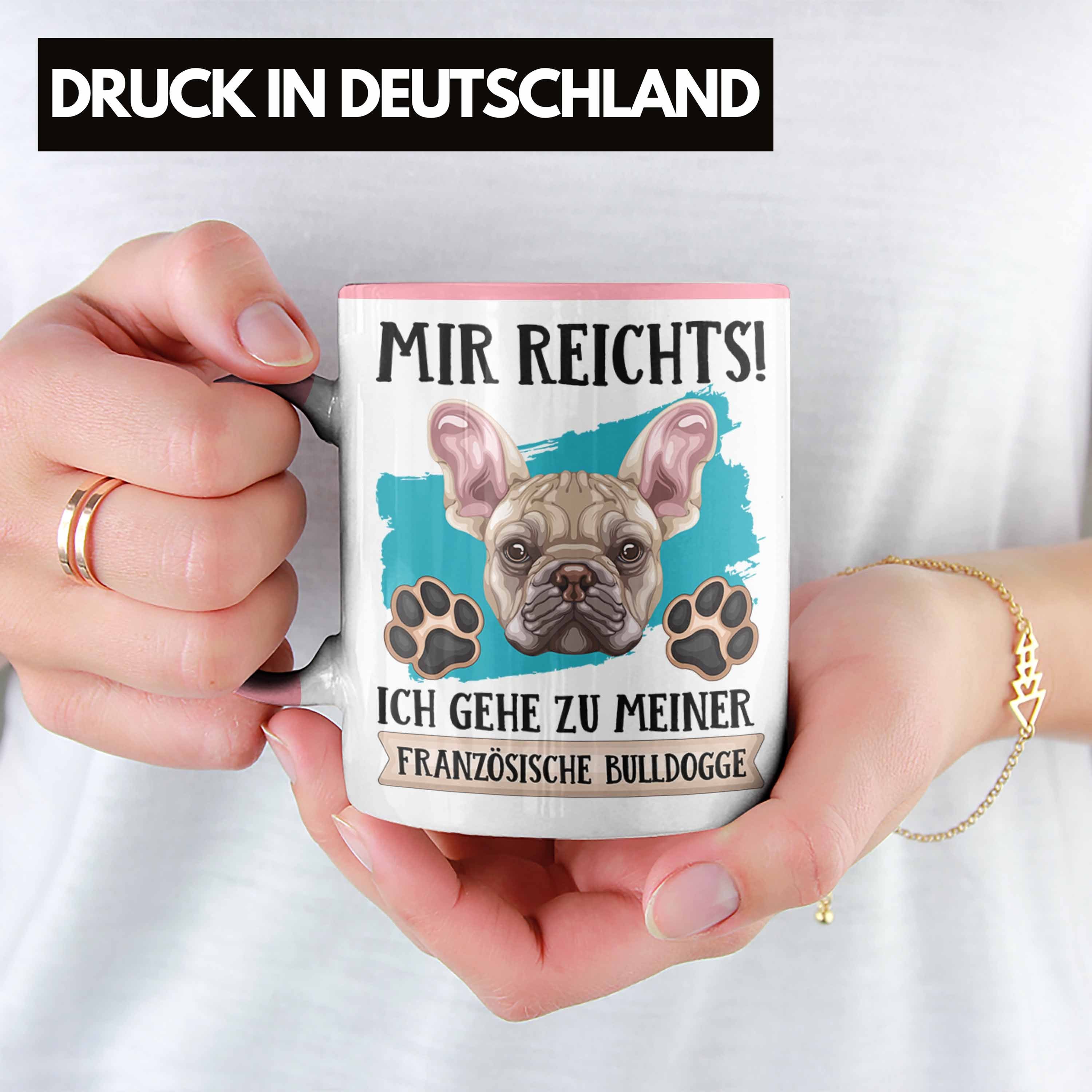 Tasse Spruch Französische Geschen Tasse Lustiger Rosa Bulldogge Trendation Besitzer Geschenk