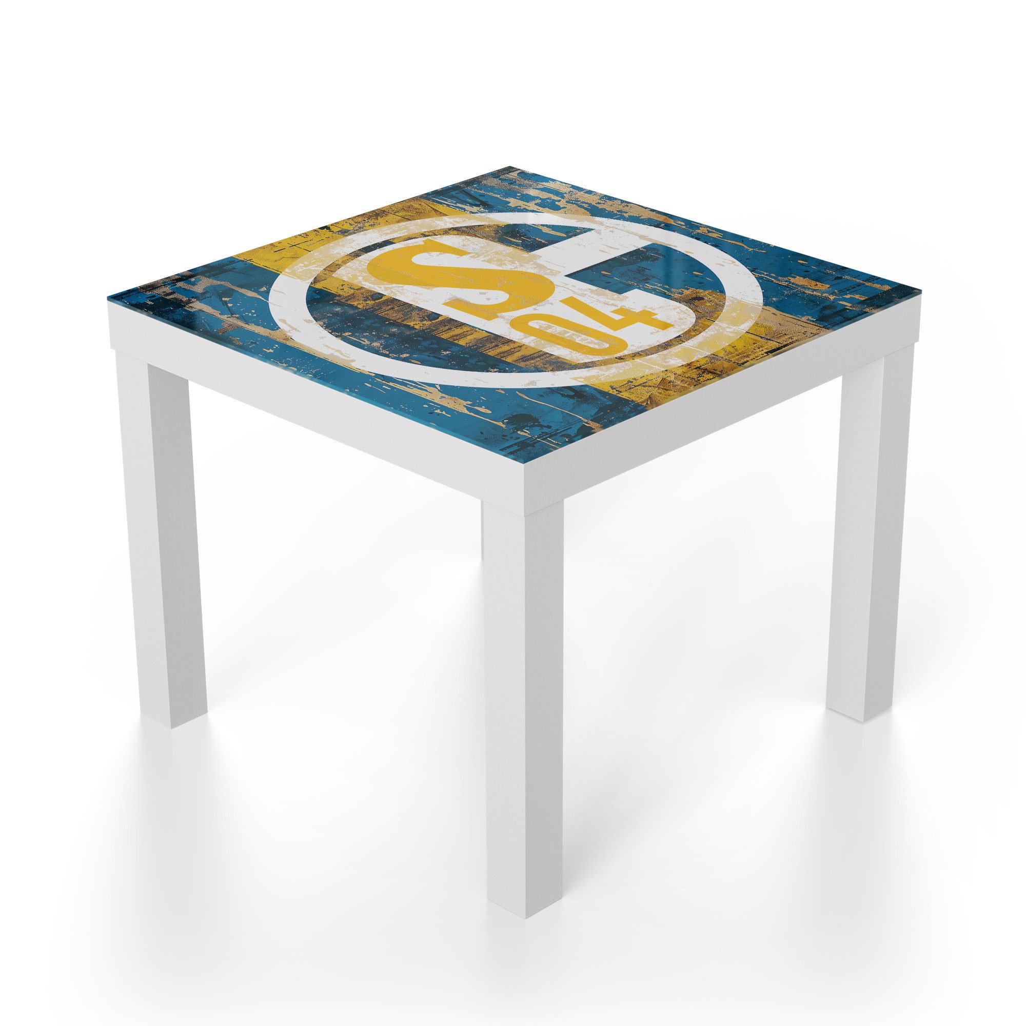 DEQORI Couchtisch 'Wappen Schalke 04', Glas günstig online kaufen