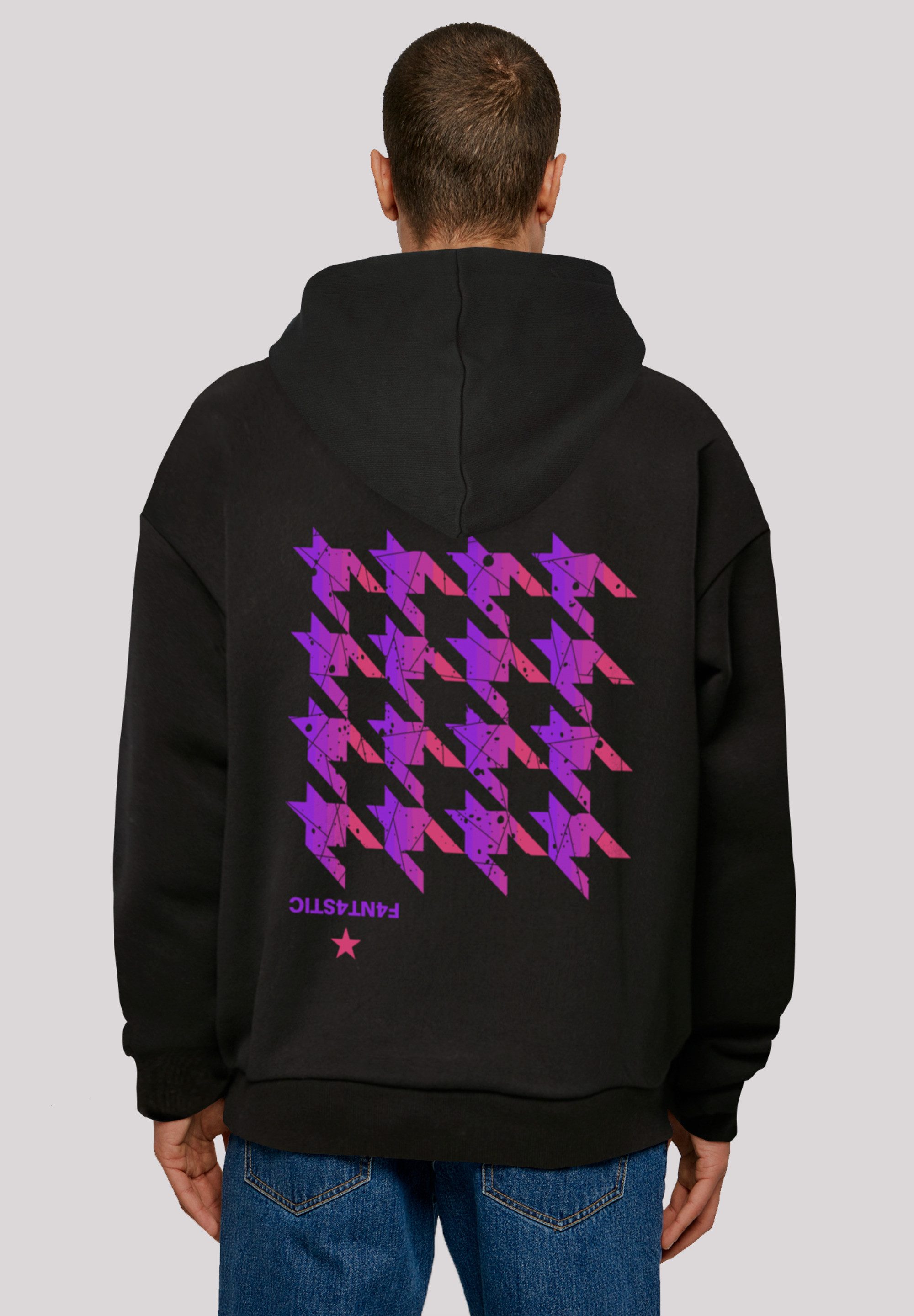 F4NT4STIC Kapuzenpullover "Hahnentritt Muster", Print günstig online kaufen