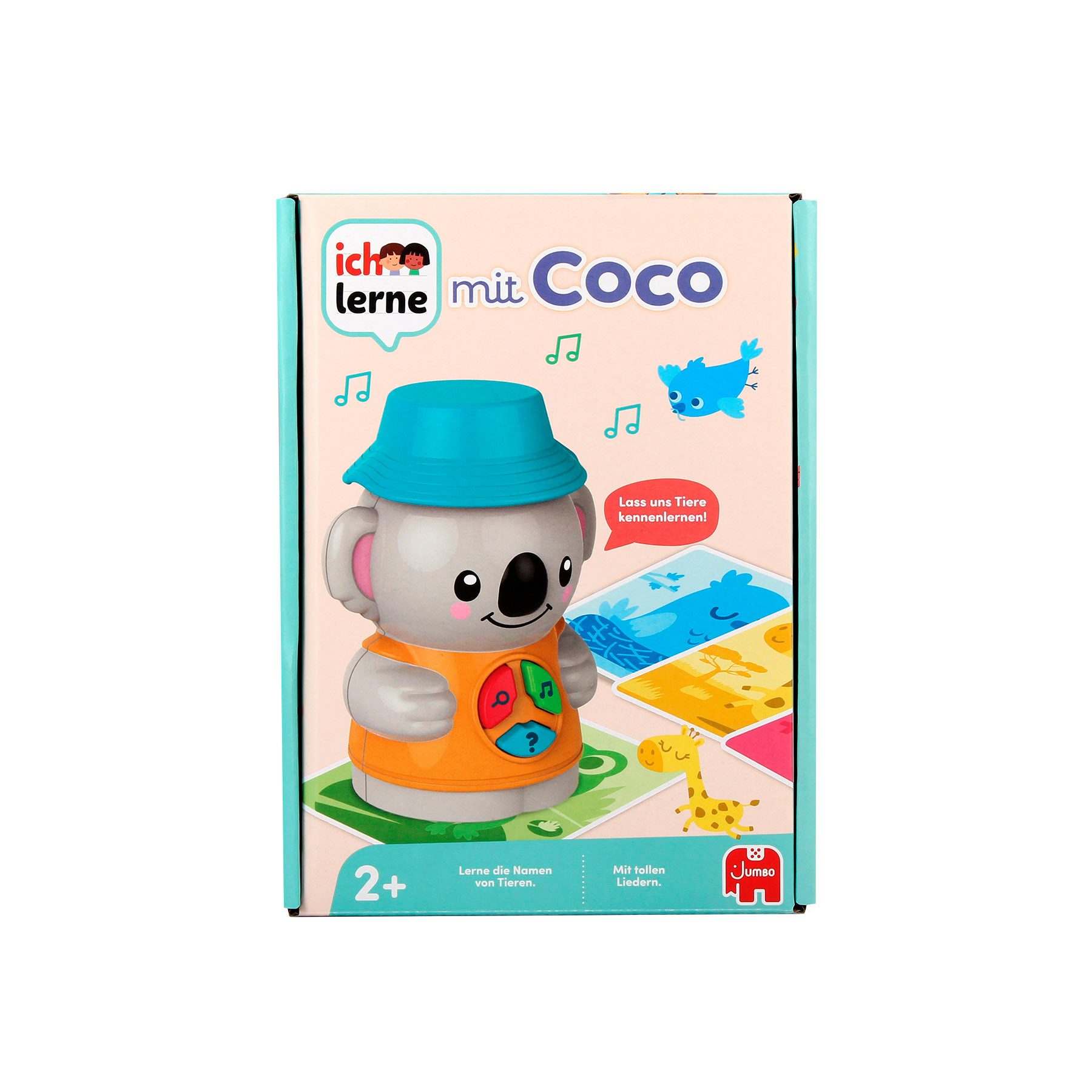 Jumbo Spiele Spiel Ich lerne mit Coco, Lernspielzeug, Lernspiel