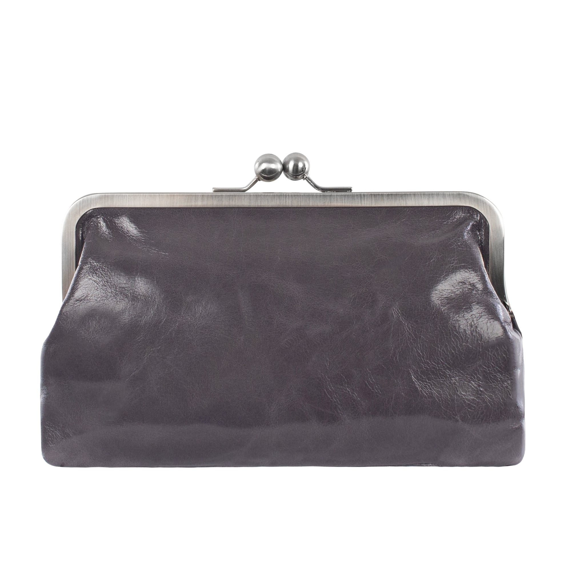 VOLKER LANG Abendtasche HILDEGARD  Elegante Damen Bügeltasche aus italienischem