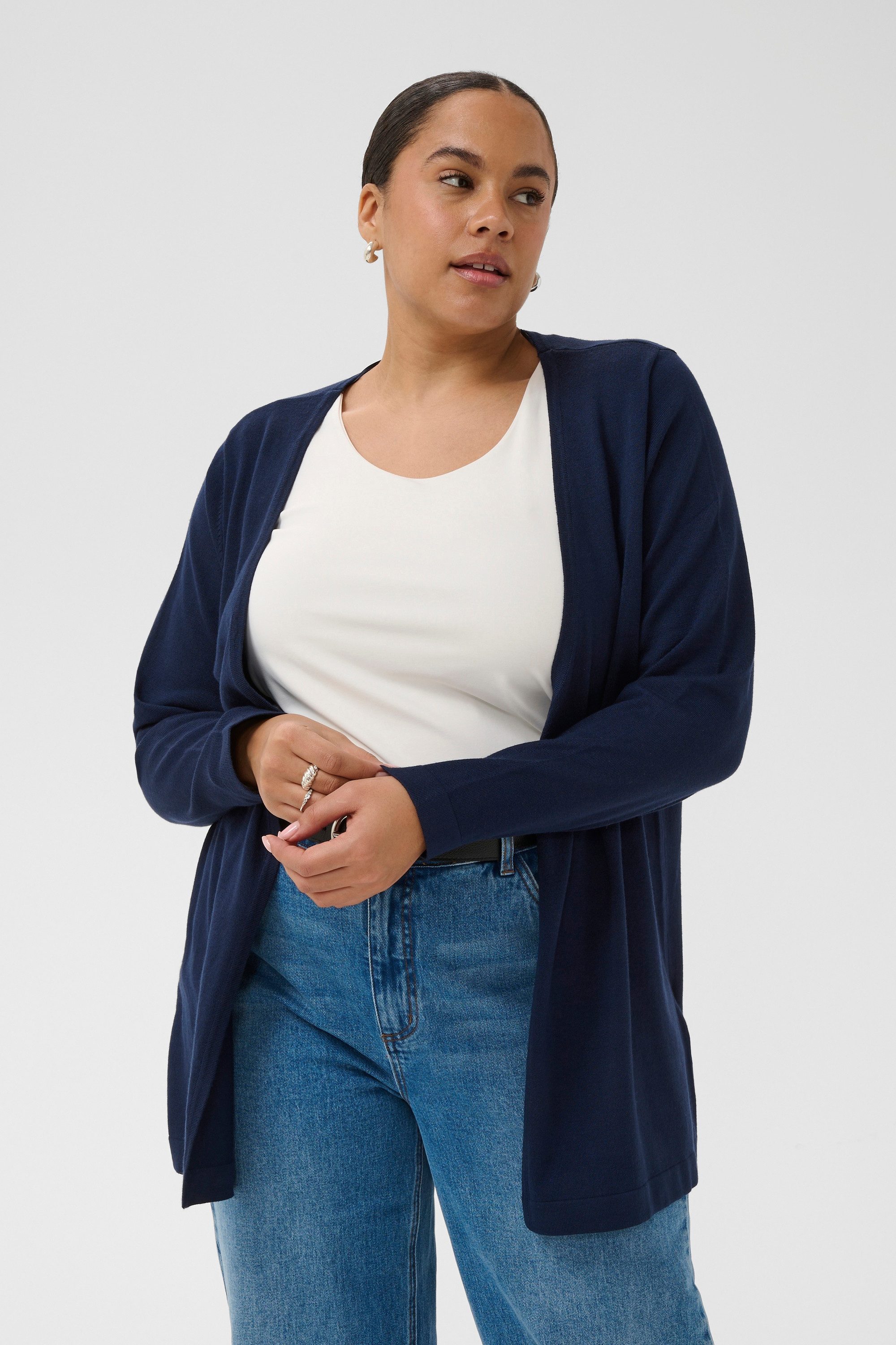 KAFFE Curve Cardigan Strickjacke KCfarsia Große Größen