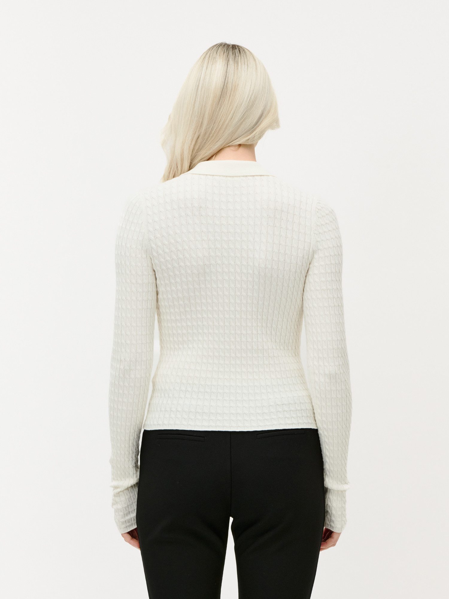 LeGer Polokragenpullover Manolja, LeGer by Lena Gercke mit Fake-Knopfleiste, schmale Passform