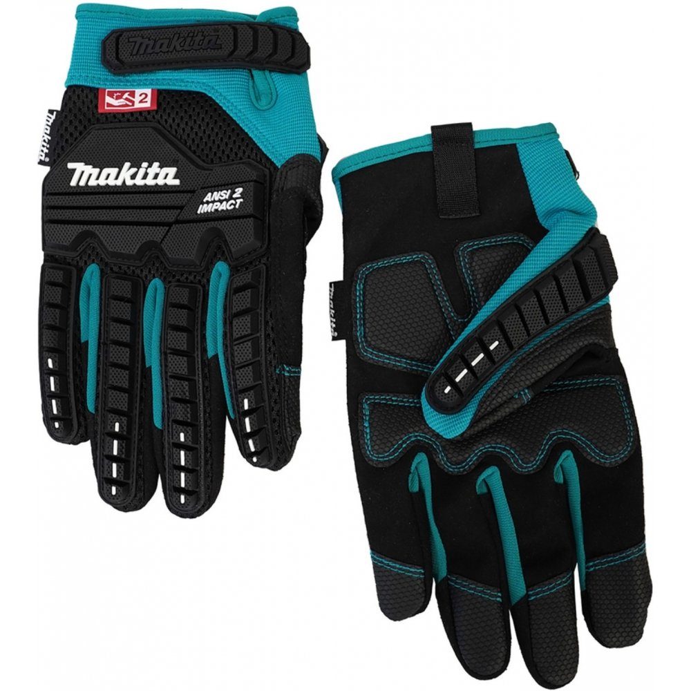 Makita Arbeitshandschuhe P-84492 Größe XXL - Arbeitshandschuhe - schwarz/blau