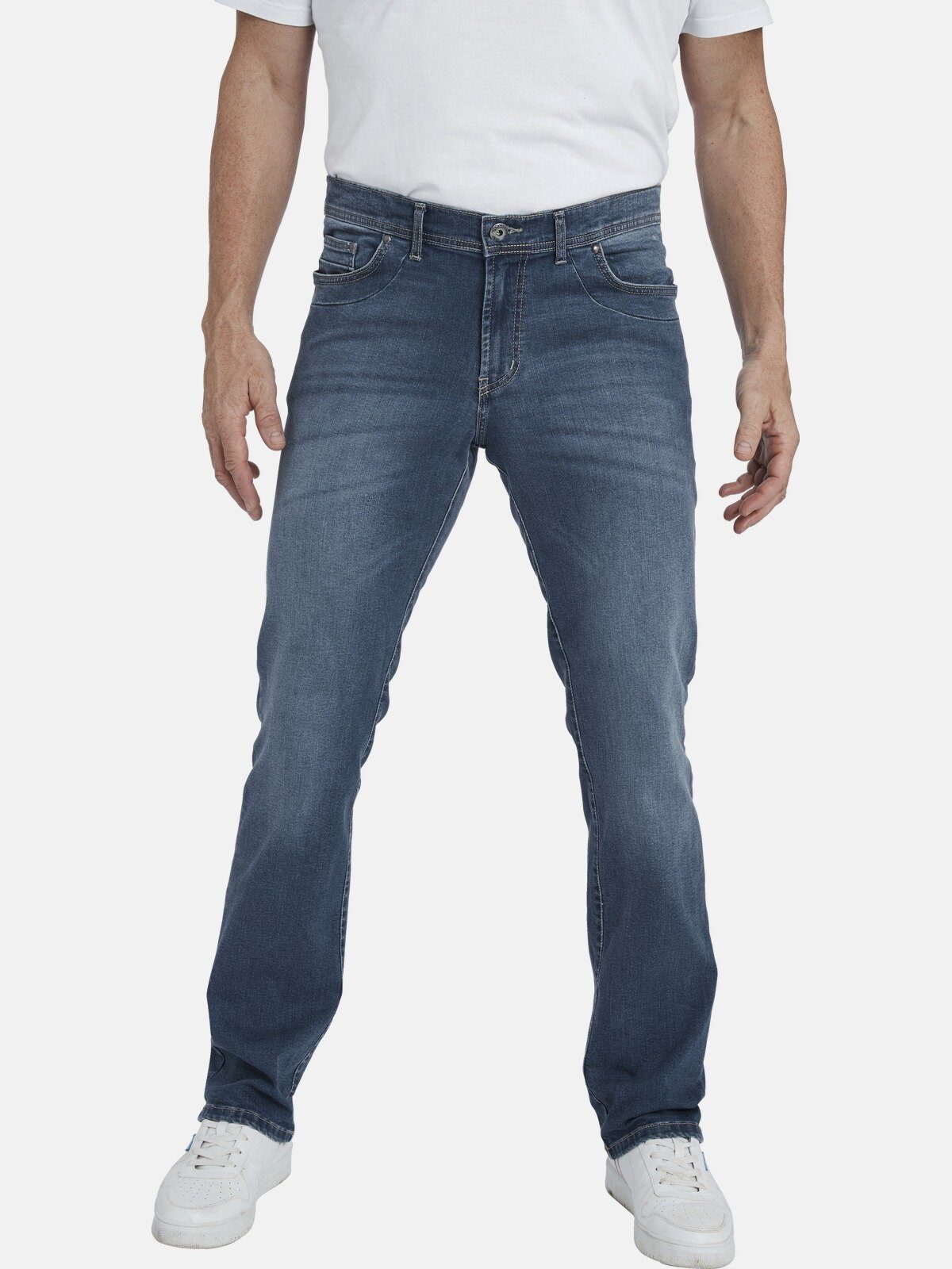 elastisch +Fit PEEKE Jan Vanderstorm Kollektion, Comfort-fit-Jeans