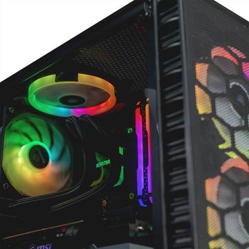 computerwerk LANGLEY D Gaming-PC (Intel Core i5 14600KF, 12 GB GeForce RTX4070 SUPER MSI Gaming X Slim, 16 GB RAM, 1000 GB SSD, Wasserkühlung)