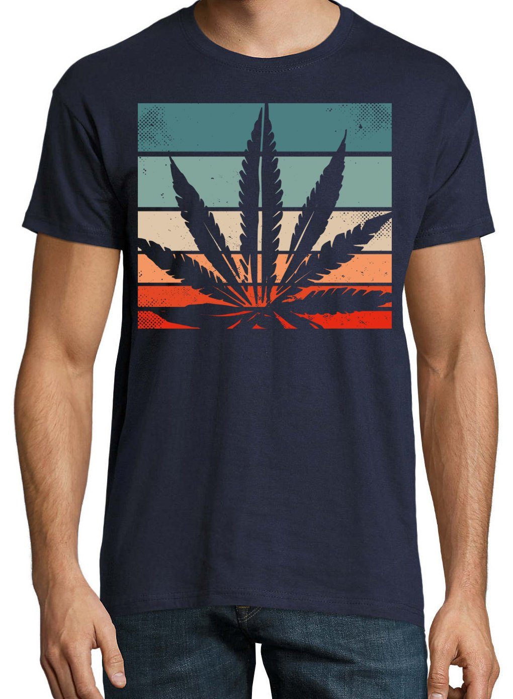 Youth Designz T-Shirt Retro Cannabis Herren günstig online kaufen