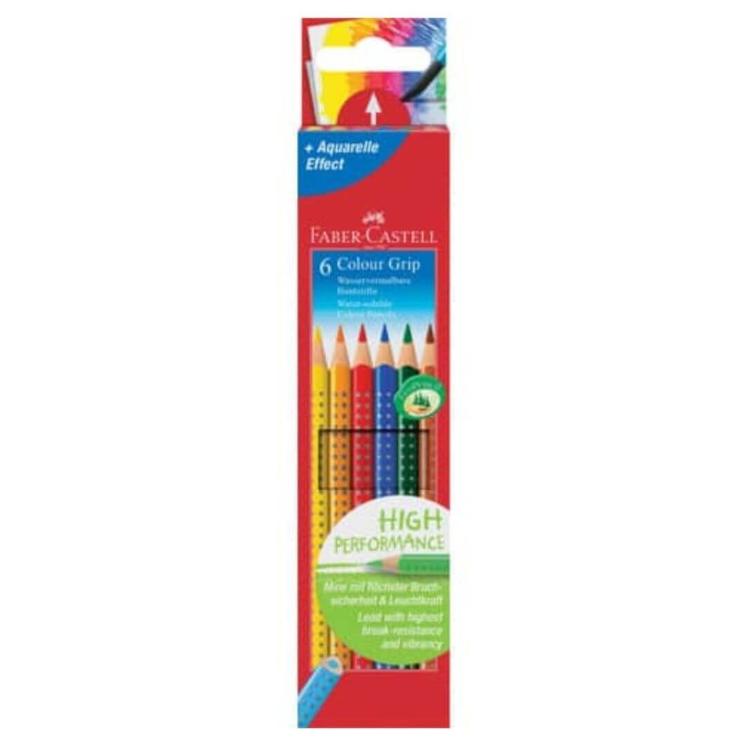Faber-Castell Buntstift Farbstiftetui Grip 2001 6ST FABER CASTELL
