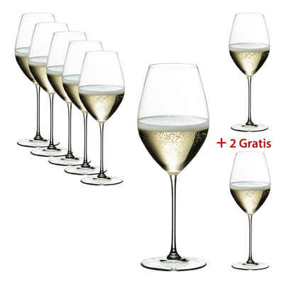 RIEDEL Glas Glas »Veritas Champagner Glass Set 8tlg«, Kristallglas