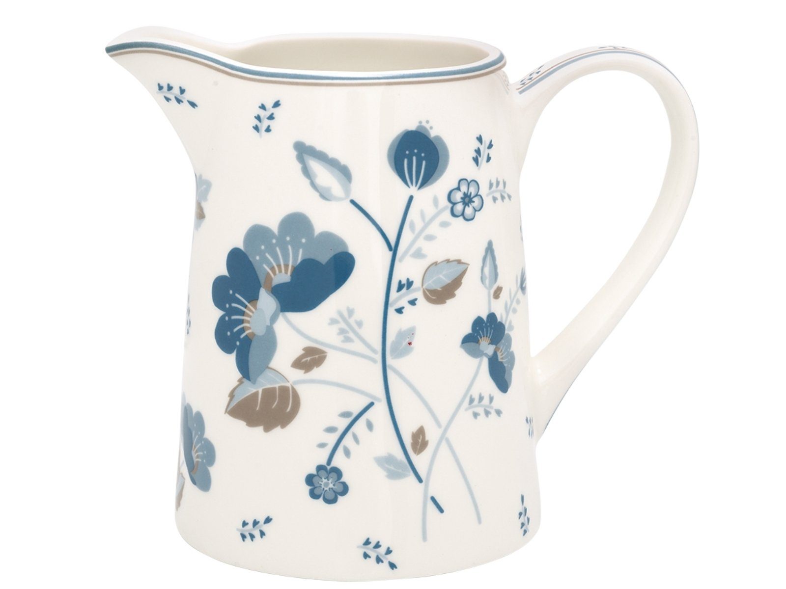 Greengate Kanne Mozy Krug white 1 l