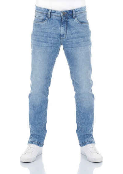 riverso Straight-Jeans Herren Jeanshose RIVChris Regular Fit Denim Hose mit Stretch
