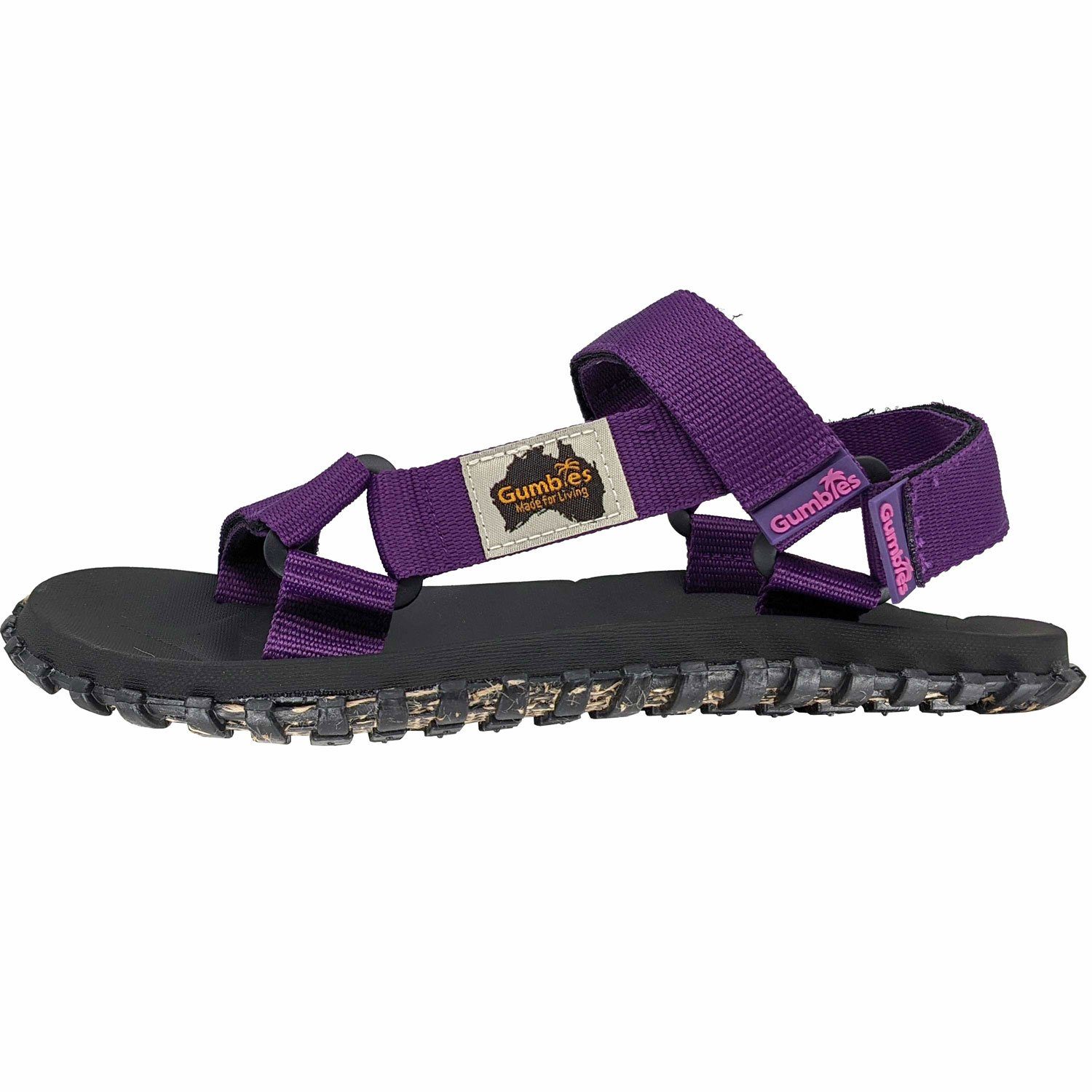 Designs« farbenfrohen Sandalette Purple Scrambler Gumbies in »in recycelten aus Materialien