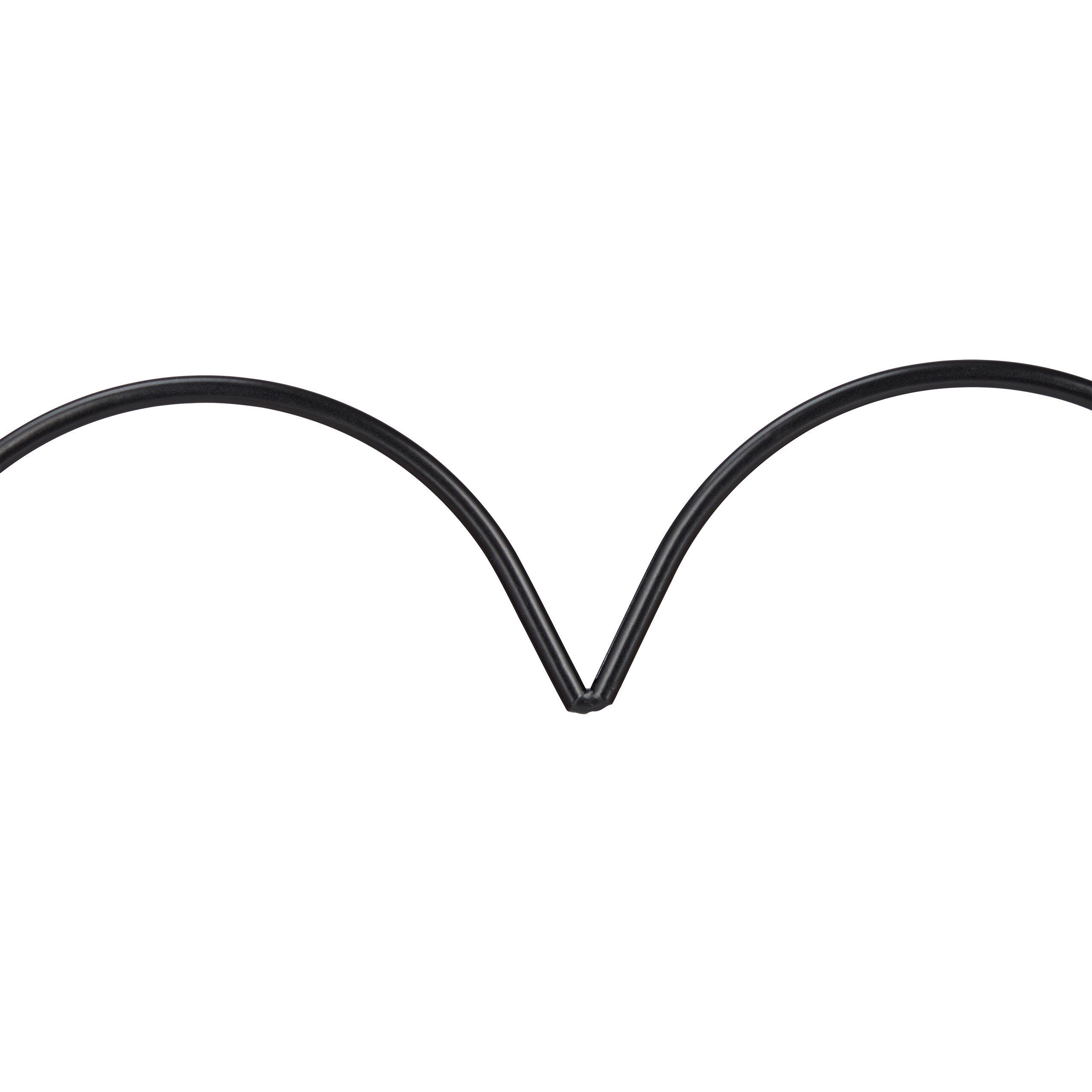 relaxdays Rankhilfe Herz im 2er Set