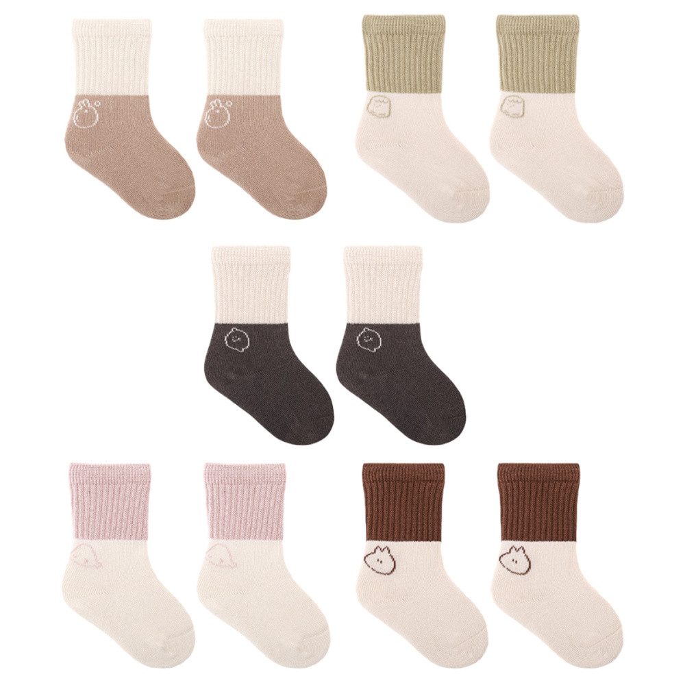 Lubgitsr Socken 5 Paar Socken Für kinder Baby-Socken Wintersocken Warm Halten-Socken (5-Paar)