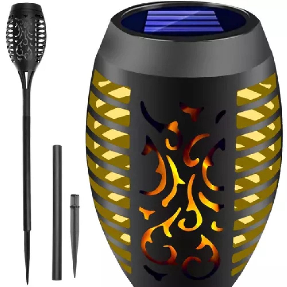 Gardlov LED Solarleuchte Solar-LED-Gartenlampe mit Flammeneffekt, günstig online kaufen