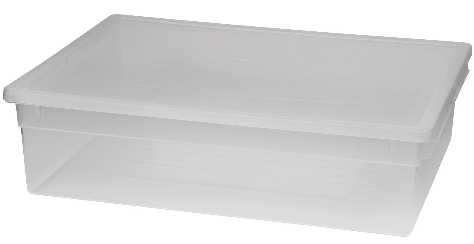 Kreher Aufbewahrungsbox XL Aufbewahrungsbox aus transparentem Kunststoff günstig online kaufen