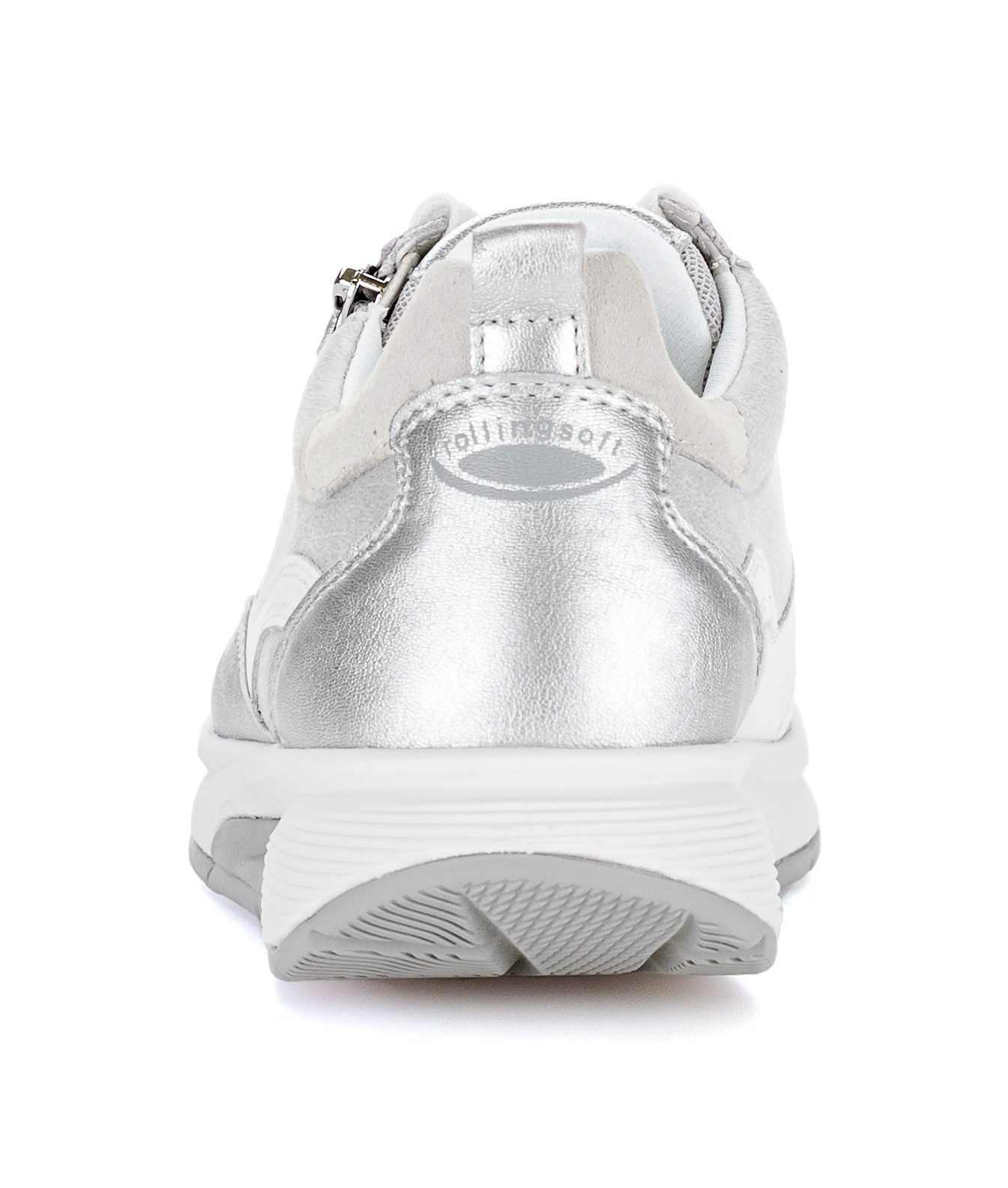 rollingsoft Plateausneaker, Freizeitschuh, Halbschuh, Schnürschuh mit Kontrastbesatz, G-Weite