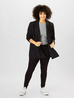 Zizzi Leggings (1-tlg) Plain/ohne Details